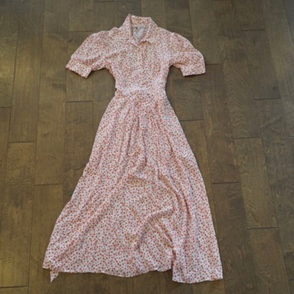 Alexa Chung Alice Shroom Tea Dress White Womens Size 2